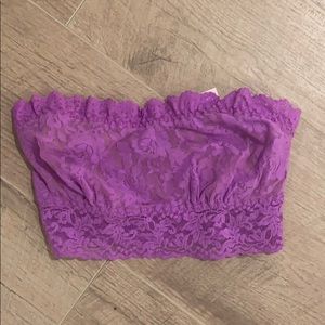 Lace purple bandeau